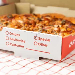 China Eco-Friendly Customized Pizza Boxes for Fast Food Delivery and Restaurant Takeout wholesale