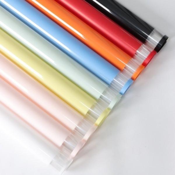 Transparent frame simple frame opp waterproof Korean-style flower wrapping paper
