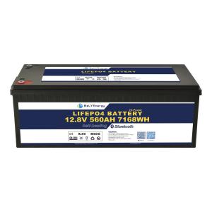 China High Capacity Battery 12V 560AH Lithium Battery LiFePO4 with BT and self heating wholesale