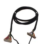 UL VW-1 Flammability Rated Copper Conductor LVDS Cable Assembly Perfect for 105C