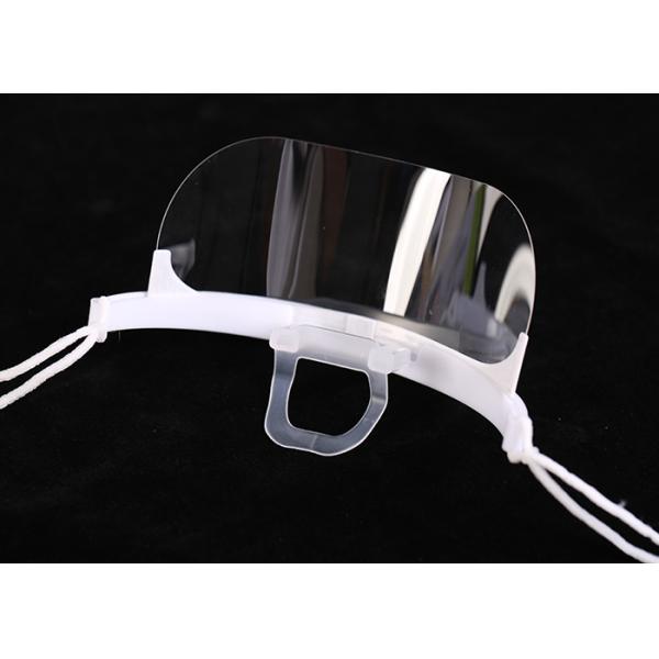 5 Pieces Transparent Plastic Mouth Visor Oil Proof for Chef