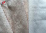 Anti Pilling Polyester Fleece Fabric , Printed Velvet Sofa Fabric For Upholstery