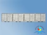 Customized Standard Shipping Container , 10 Feet / 20 Feet Side Opening Storage