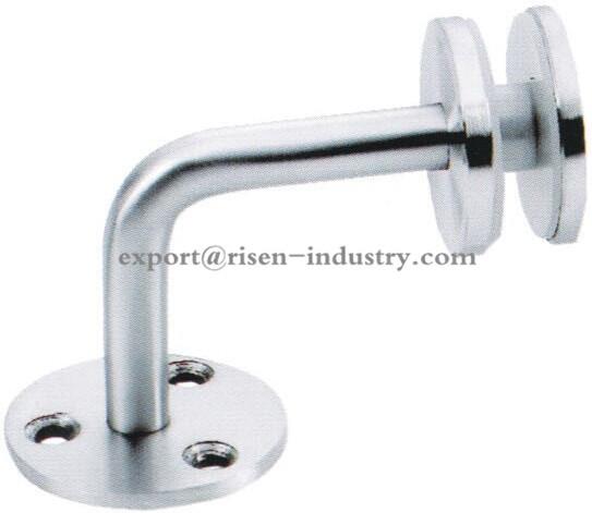Handrail bracket glass to rail connector RS316, stainless steel 304, 201,