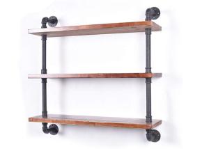 China Furniture Carbon Steel Industrial Pipe Bookshelf Customized Color For Office / Bathroom wholesale