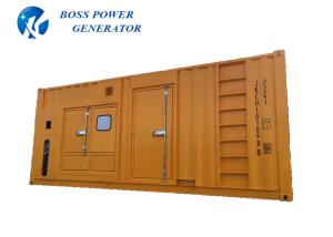 China 900kw Silent Diesel Generator Container Type Power Plant Equipement With Raincap wholesale
