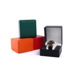 Customized PU Leather Material Paper Cardboard Watch Gift Packaging Box for