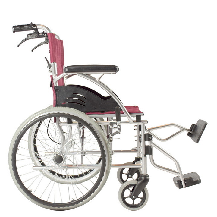 OEM 100KG Load Folding Light Weight Manual Wheelchair
