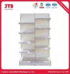 3FT 6FT Supermarket Display Shelving 80kgs 5 Tier White Shelf