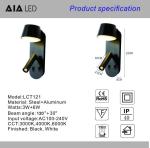Bedside wall lamp acrylic atmosphere light bedroom flexible wall lamp home villa