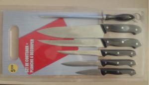 China Sharpener And Kitchen Knives Blister Card Packing For Promotion Gift Knife wholesale
