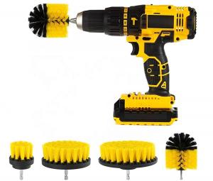 China 4PC 0.5mm FilamentBathroom Cleaning Drill Brush With PP 0.5mm Filament wholesale