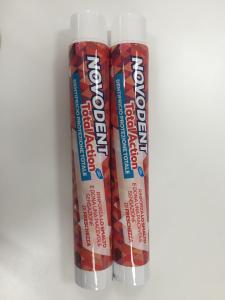 China Round Laminated Aluminum Barrier Toothpaste Tube With Fez Cap Φ28 250μ wholesale