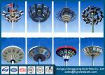 Polygonal ISO 9001 Galvanized Flood Light Poles Outdoor Stadium Lighting Pole