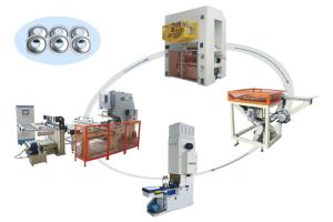 China Full Automatic Aerosol Can Making Machine For Lid Diameter 52mm 65mm wholesale