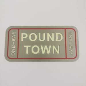 China 8-12 Hours Glow Time Photoluminescent Signage Samples Safety Warning wholesale