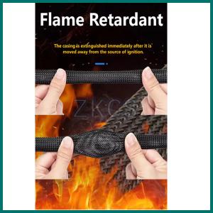 China Flame retardant Insulated PET Protection Sleeve For Industrial Tube Protection wholesale