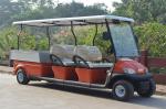 Orange Dump Bed 48V Electric Golf Cart with 4 Passenger