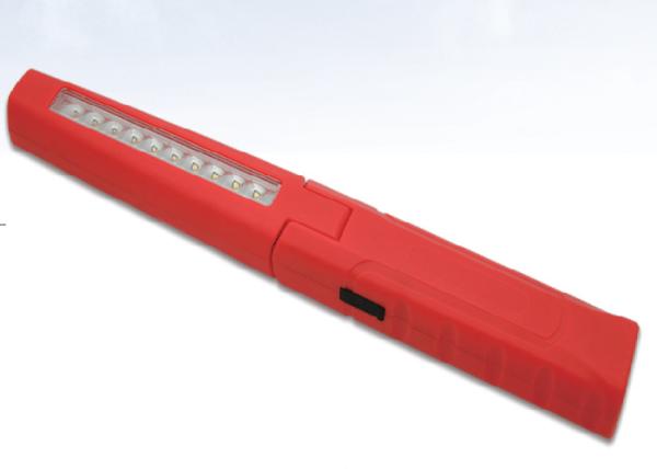 Red Cordless Rechargeable Work Light , Aluminum Material Battery Work Light 3.5W