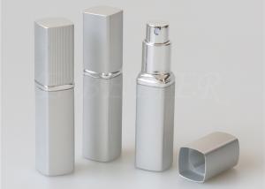 China Matte Silver Travel Perfume Atomiser Holder 25ml Oral Spray Fragrance Refill Bottle wholesale