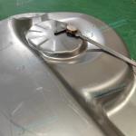 Custom CRS deep draw stamping prototype used for garden equipment