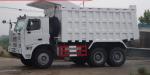 50 tons 6 by 4 tipper dump truck / tipper mining truck with 14.00R25 tyre for