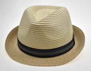 China Natural Straw Sun Hat with Wide Brim Approximately 3 Inches wholesale