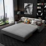 Jieshun Furniture Dual-Purpose Foldable Multi-Functional Double Fabric Living