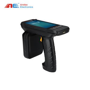 China QR Code RFID Tracking Inventory Reader 18000-6C Protocol UHF Collector Handheld Scanner Barcode Collecting Machine wholesale