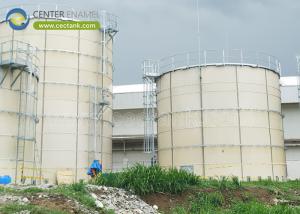 China Glass coated steel sludge storage tank for industrial wastewater treatment wholesale