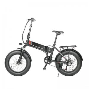 China 20Aluminum Alloy Folding Fat Frame 7 Speed Fat Tire Electric Bicycle Fat Ebike Electric City Bike wholesale