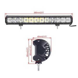 China Made in China auto roof white Cross DRL lighting 21.5'' cree 120w 7D rally led driving light bar wholesale