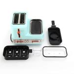 New product breakfast maker toaster frying Pan Boiler 3in 1 breakfast maker