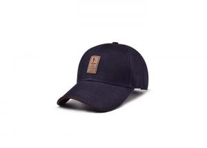China Dark Blue Youth Baseball Hats , Unstructured Plain Corduroy Baseball Cap Extremely Durable wholesale