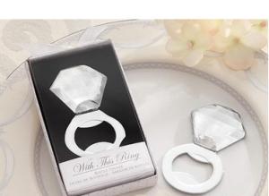China New creative promotion gift product wedding gift crystal metal bottle opener wholesale