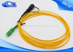 Singlemode 3.0mm 2 Meter / waterproof fiber optic cable SC / APC / fiber optic