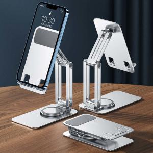 China Foldable Desk Swivel Phone Holder Cell Phone Desktop Stand Alloy wholesale