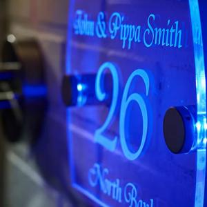 China Acrylic Backlit 3d Led Acrylic Signage Odm Sign Outdoor Advertising Blue wholesale