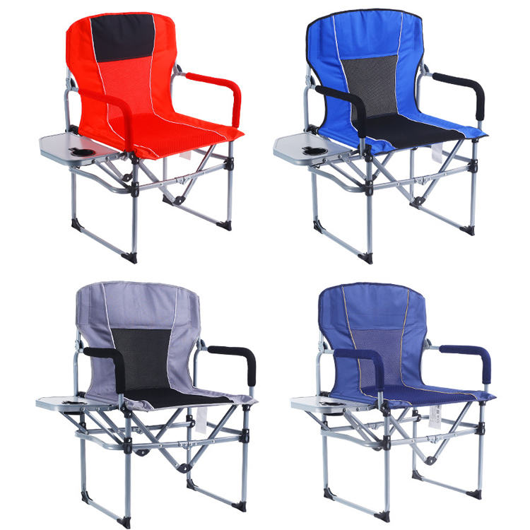 Outdoor Camping Picnic Fishing Chair with Side Table Lightweight and Portable Design