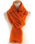 True Fair Trade Thick Winter Infinity Scarf , Green / Blue Wool Ladies Knitted