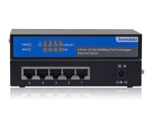 China Layer 2 Unmanaged 5 Port POE Switch Wall Mounting Installation IP30 Waterproofing wholesale