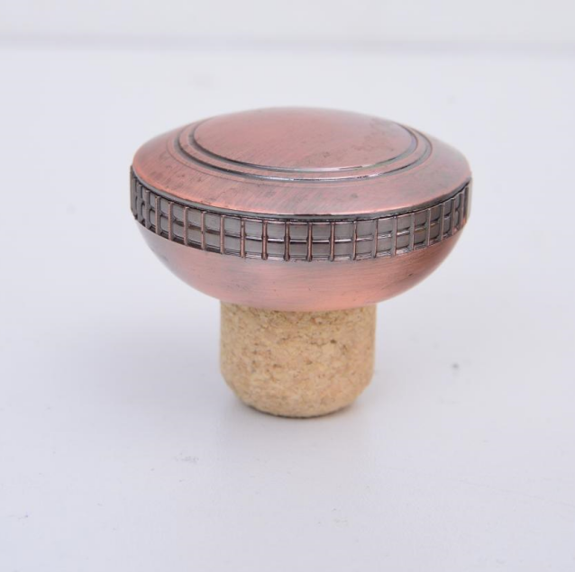 Clear Wine Bottles Stopper 750ml With T Shape Wooden Cap Customized Color Bottle Cap