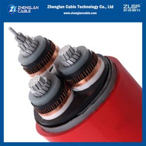 China 19/33kv NA2XSY AL/Sc/Xlpe/Sc/CWS/Pvc 3x70 IEC60502-2 wholesale