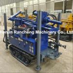 Crawler-Mounted DTH Hydraulic Water Well Drilling Rig 180m Deep Ground Crawler