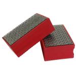 Electroplated Sponge Diamond Hand Polishing Sanding Block Pads For Marble