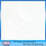 7mm-15mm Thickness Acoustical PVC Gypsum Suspended Ceiling Tiles with 900kg/M3