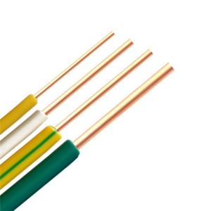 China Solid Conductor Copper 1.5mm PVC Insulated Electric Cable Wire with Rated Voltage 450/750V wholesale