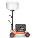 Trolley Lighting LED Balloon Light Tower 1400W Mast Light Tower For Fire And