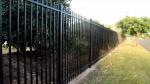 Customized Black Zinc Steel Metal Garrison Fence Panels Maintenance Free