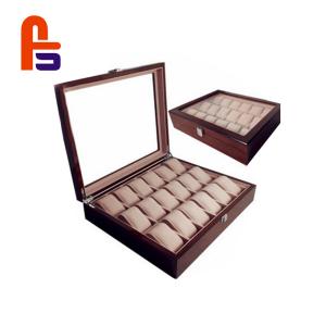 China Large Size Watches Display With PVC Window And Foam Cardboard Storage Boxes wholesale